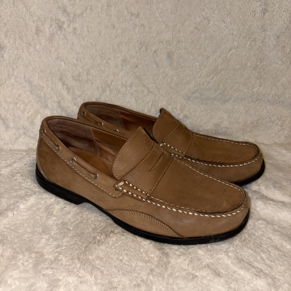 Men's RJ‎ Colt Loafers Youngstown 20812 Size 10M Tan